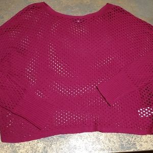 Express Crop Knit Sweater EX-LARGE